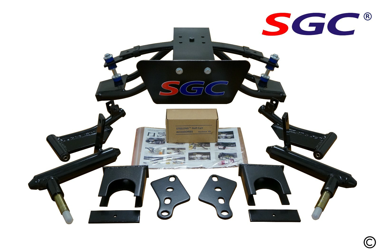 SGC 6″ Double A-Arm Lift Kit for Club Car Golf Cart Precedent 2004+ Elec/Gas