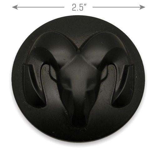 Center Cap Dodge Ram 1500 Black Genuine OEM Wheel 1LB72TRMAB 2.5″ 15-23
