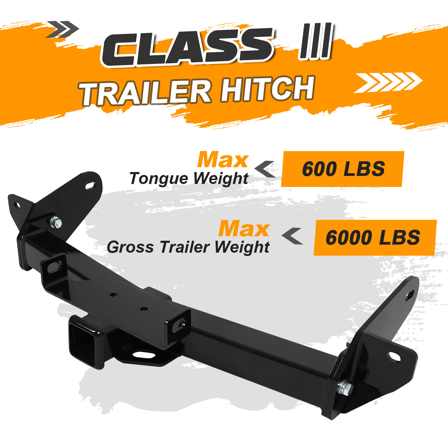For Lincoln Mark LT/Ford F-150 06-08 Class 3 Trailer Hitch 2 Receiver Bumper Tow