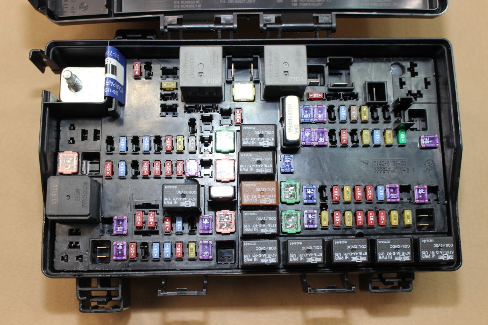 16-17 DURANGO FUSE RELAY BOX JUNCTION TOTALLY INTEGRATED POWER MODULE 68251629