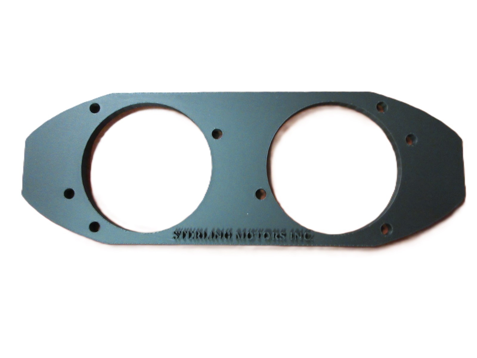 4″ X 10″ TO (2) 3.5″ SPEAKERS ADAPTER PLATE DASH W/O SPEAKERS BLACK ABS PLASTIC