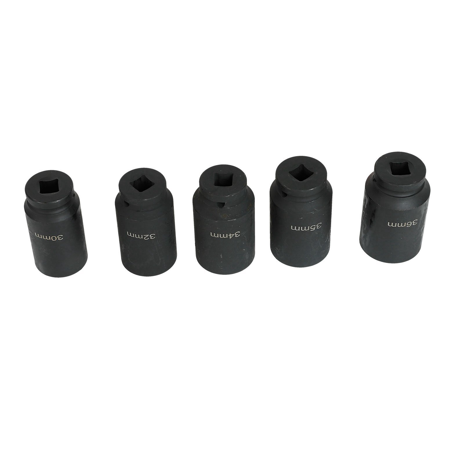 1/2” Deep Spindle Axle Nut Socket Set 12-Point Metric 5pcs 30 32 34 35 36mm