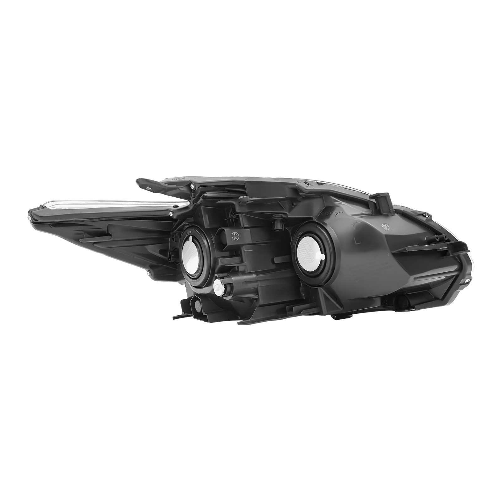 Driver Headlight Assembly For 2010-2011 Toyota Prius Left Side black Lens