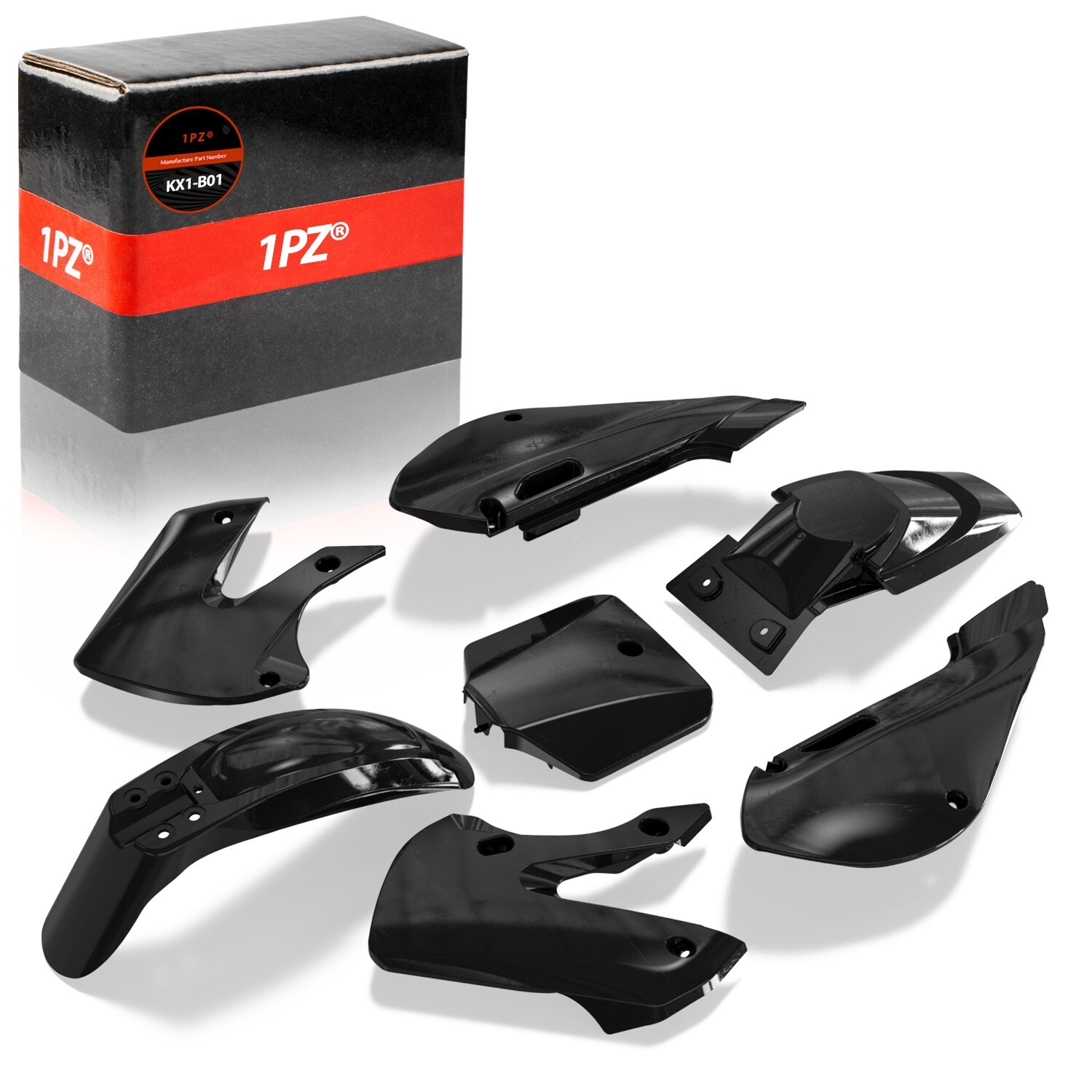 Plastic Fender Fairings Kit For KAWASAKI KLX110 KX65 SUZUKI DRZ110 RM65 2000-18