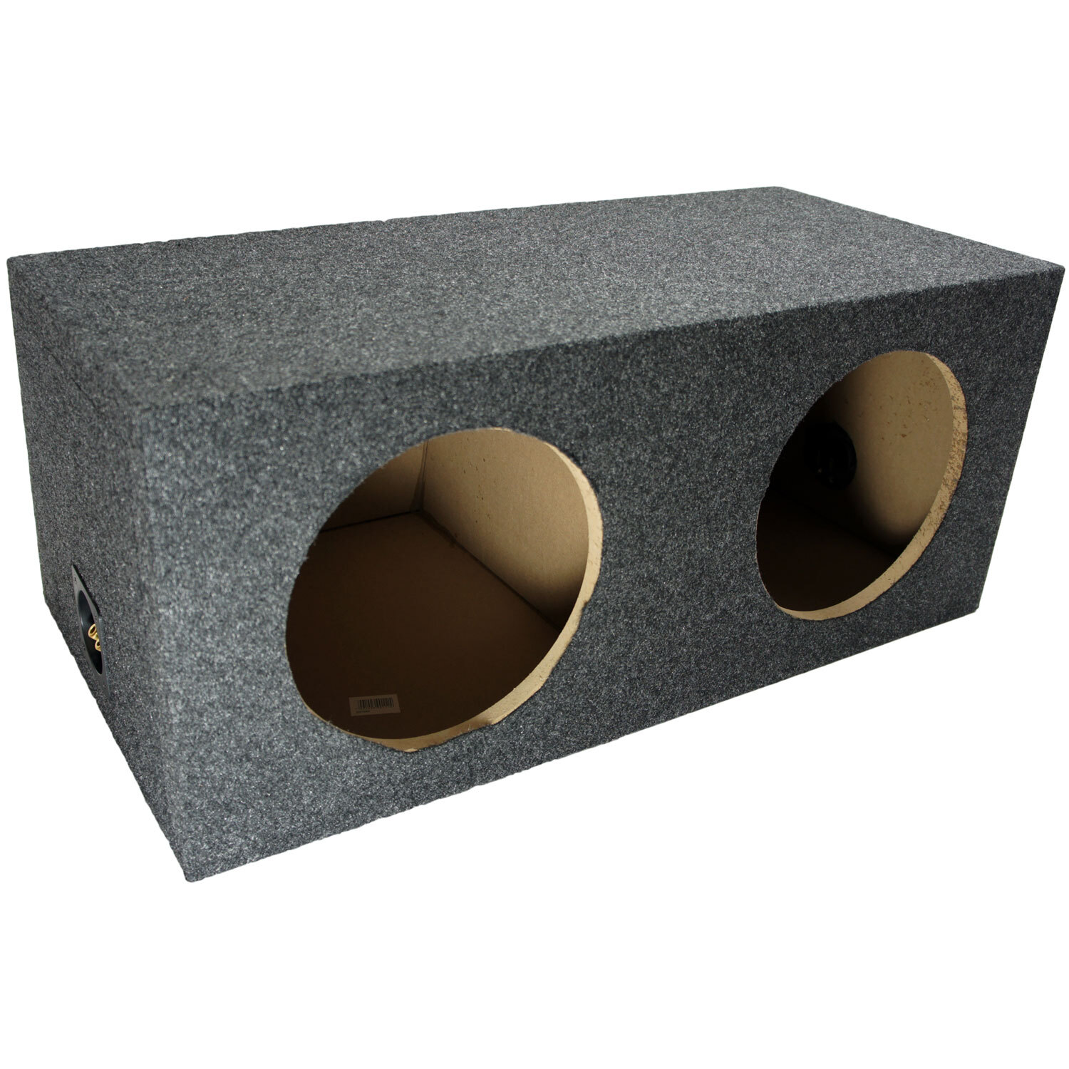 Car Audio Dual 10″ Sealed Subwoofer Rear Angle Sub Box Enclosure Speaker Audio