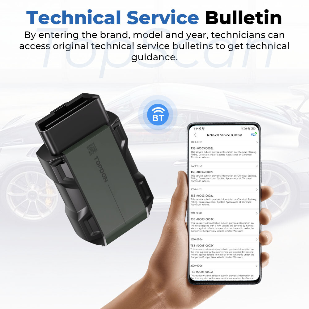 2024 TOPDON TopScan Full System OBD2 Scanner Diagnostic Tool For vehicle