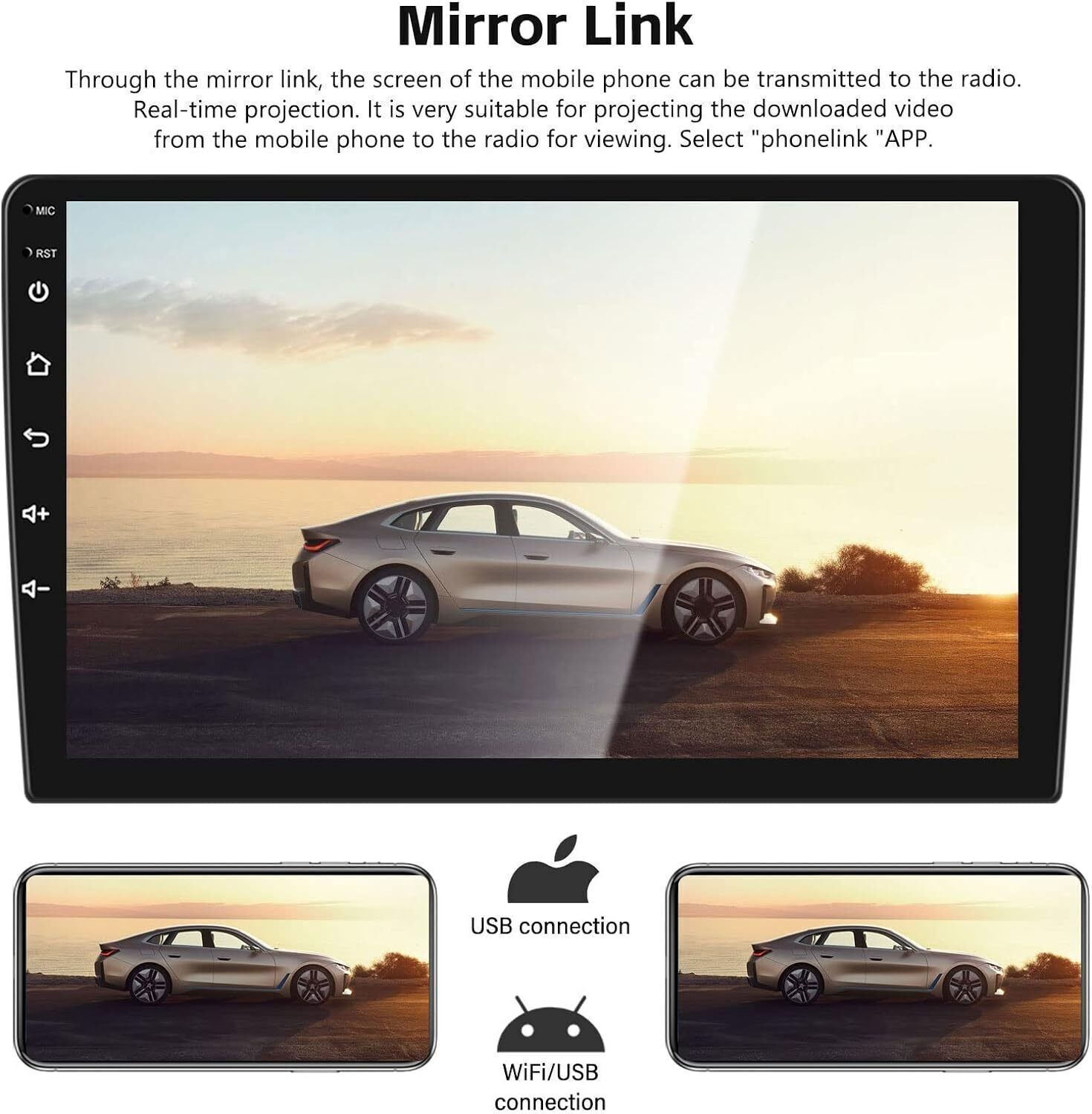 10.1″ FOR Dodge Dart 2012-2016 Car Radio GPS 4+64G CarPlay Android 15 MP5 PLAYER