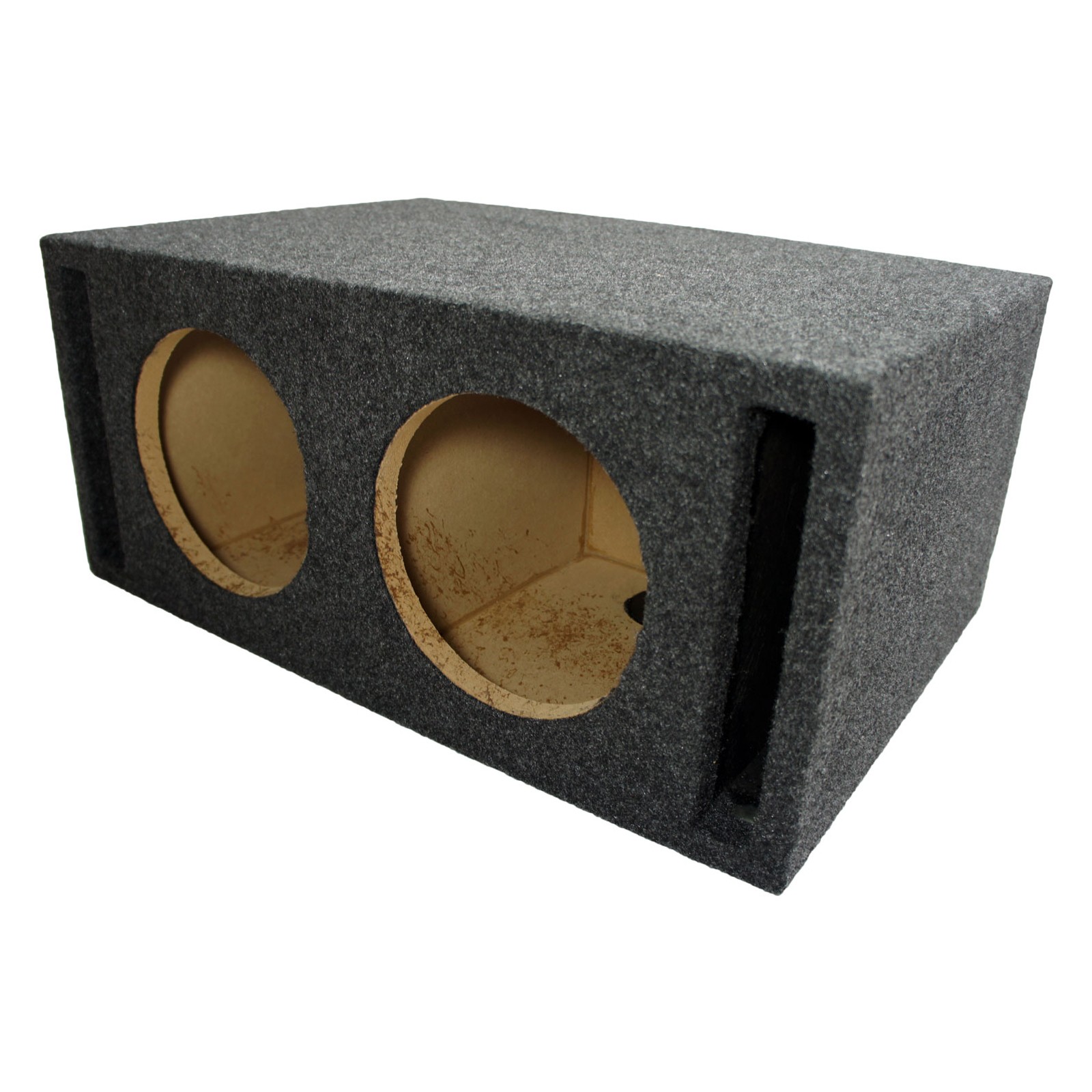 Car Audio Dual 8″ SPL Bass Subwoofer Labyrinth Vent Sub Box Stereo Enclosure