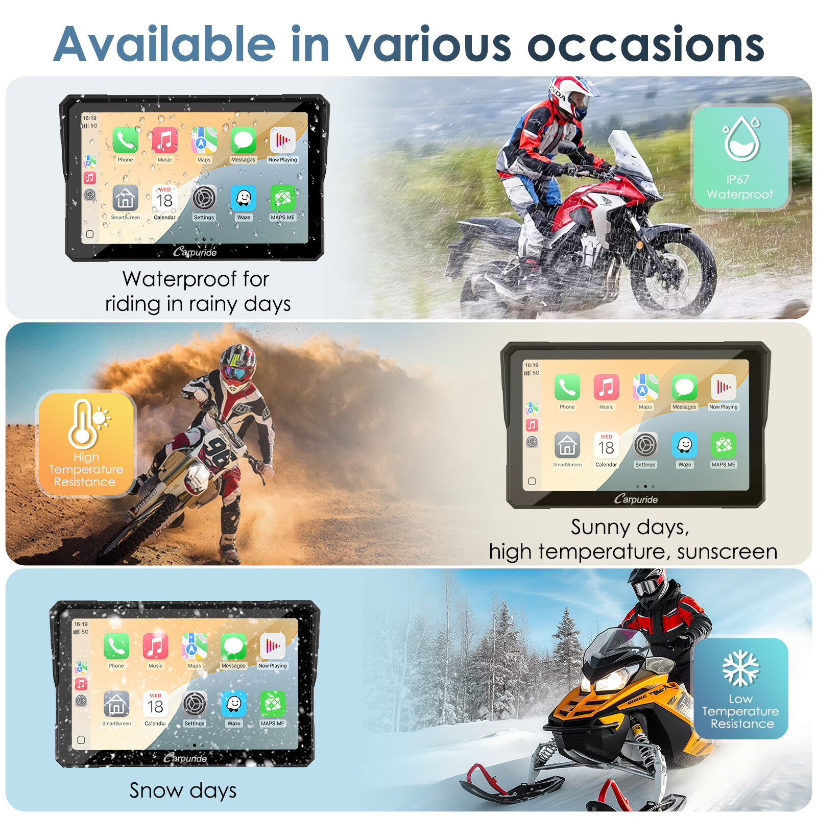 Carpuride W702BS Carplay Android Auto BMW Moto Stereo OEMTransmission Controller