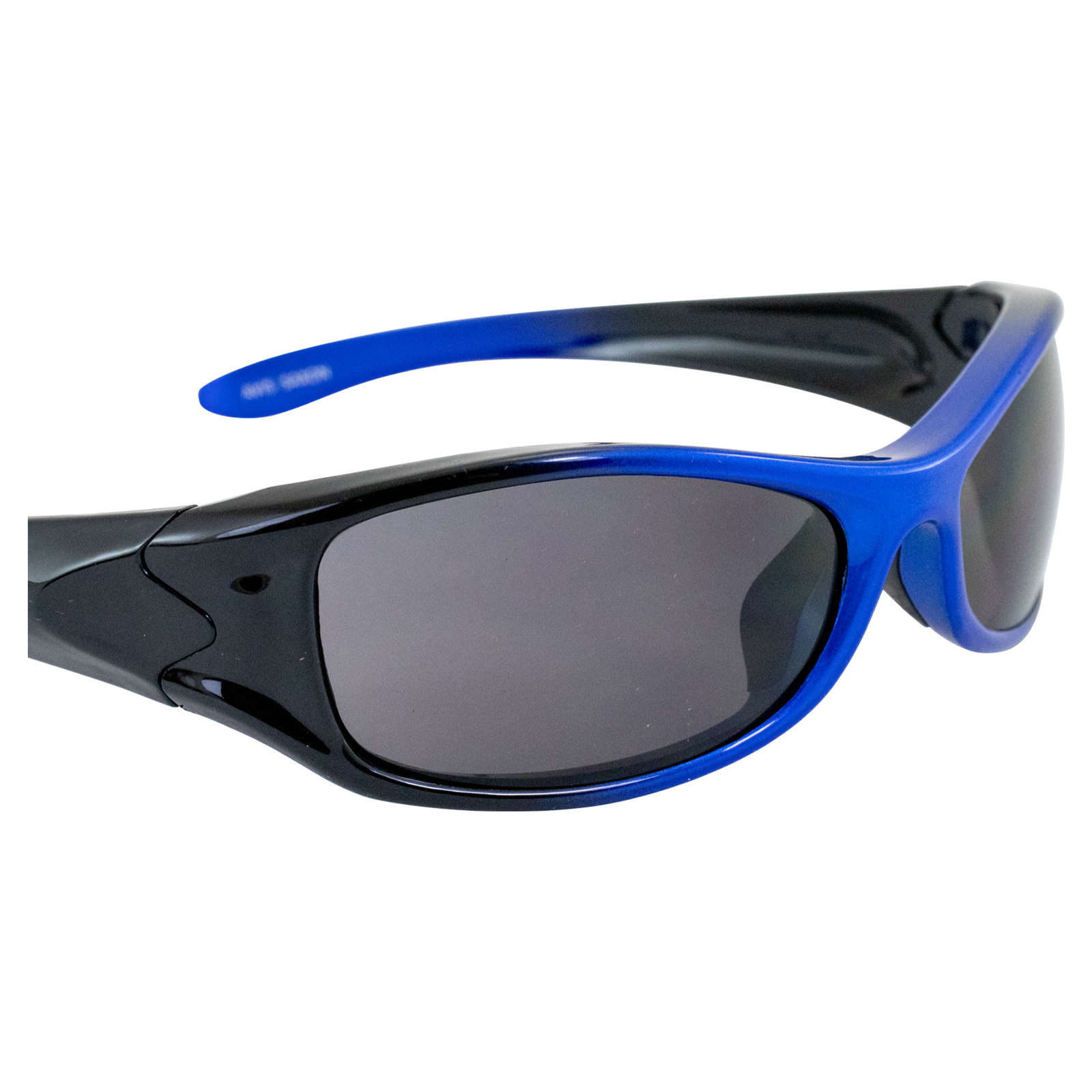 Wrap Around Sunglasses 100% UV400 Protection Two Tone Frame Smoke Lens