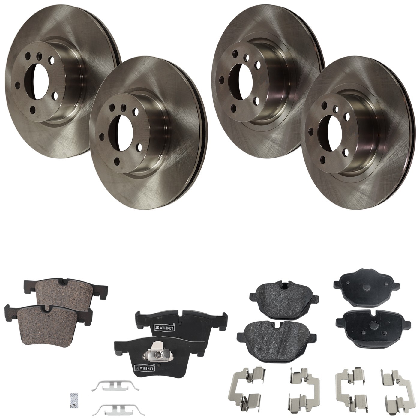 Brake Disc and Pad Kit For 2011-2017 BMW X3 2015-2018 BMW X4 Front and Rear