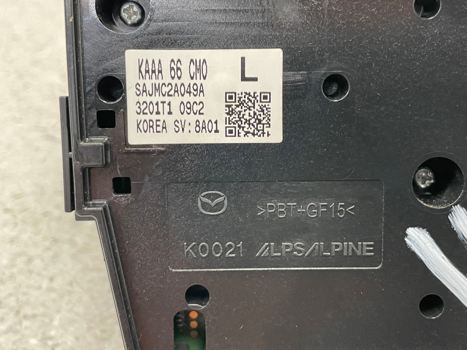 24 25 26 Mazda CX-90 Console Multimedia Navigation Control Switch Panel 1695 OEM