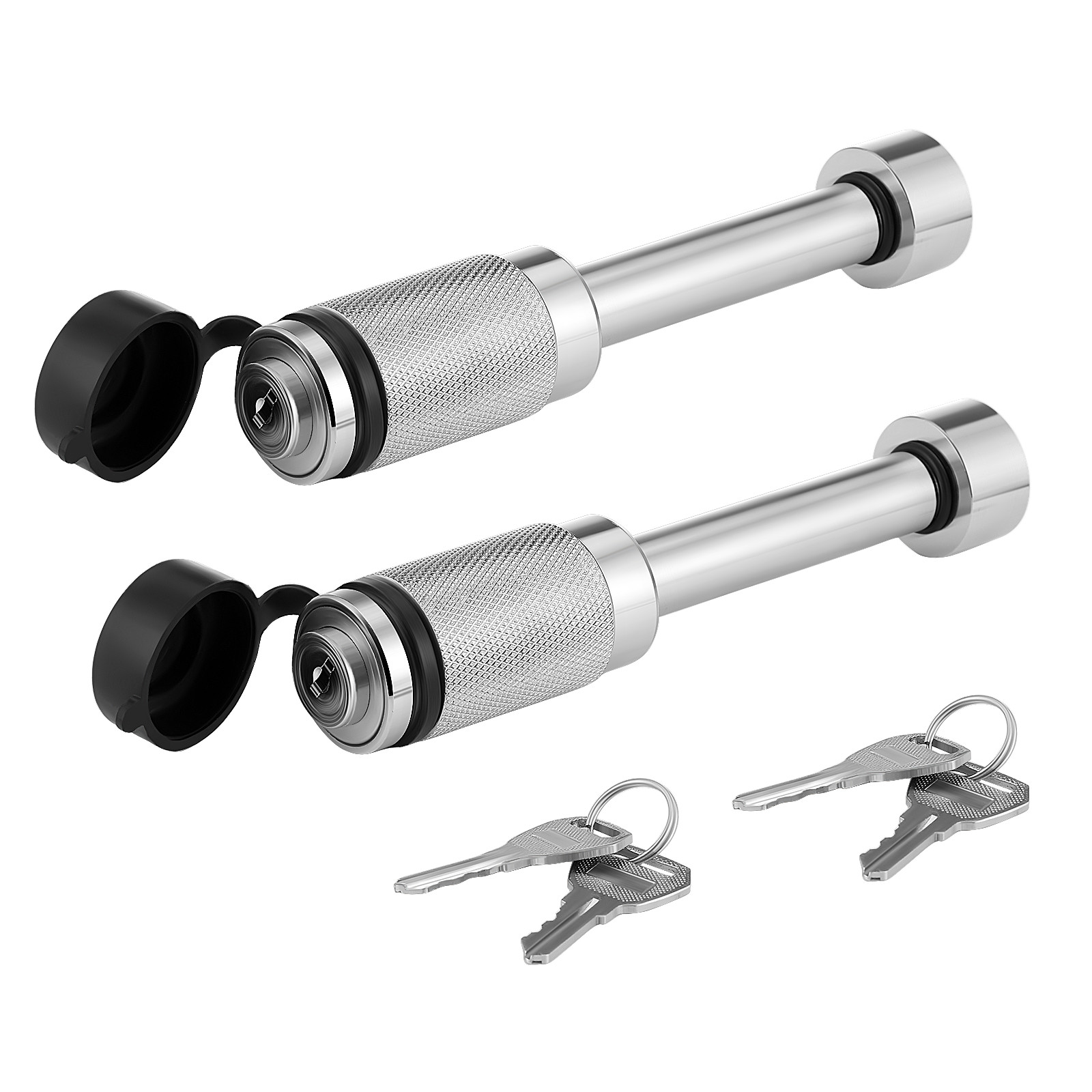 2″ Receiver 6″ Drop/Rise Adjustable Tow Hitch Dual Ball Mount Trailer 18500 lb