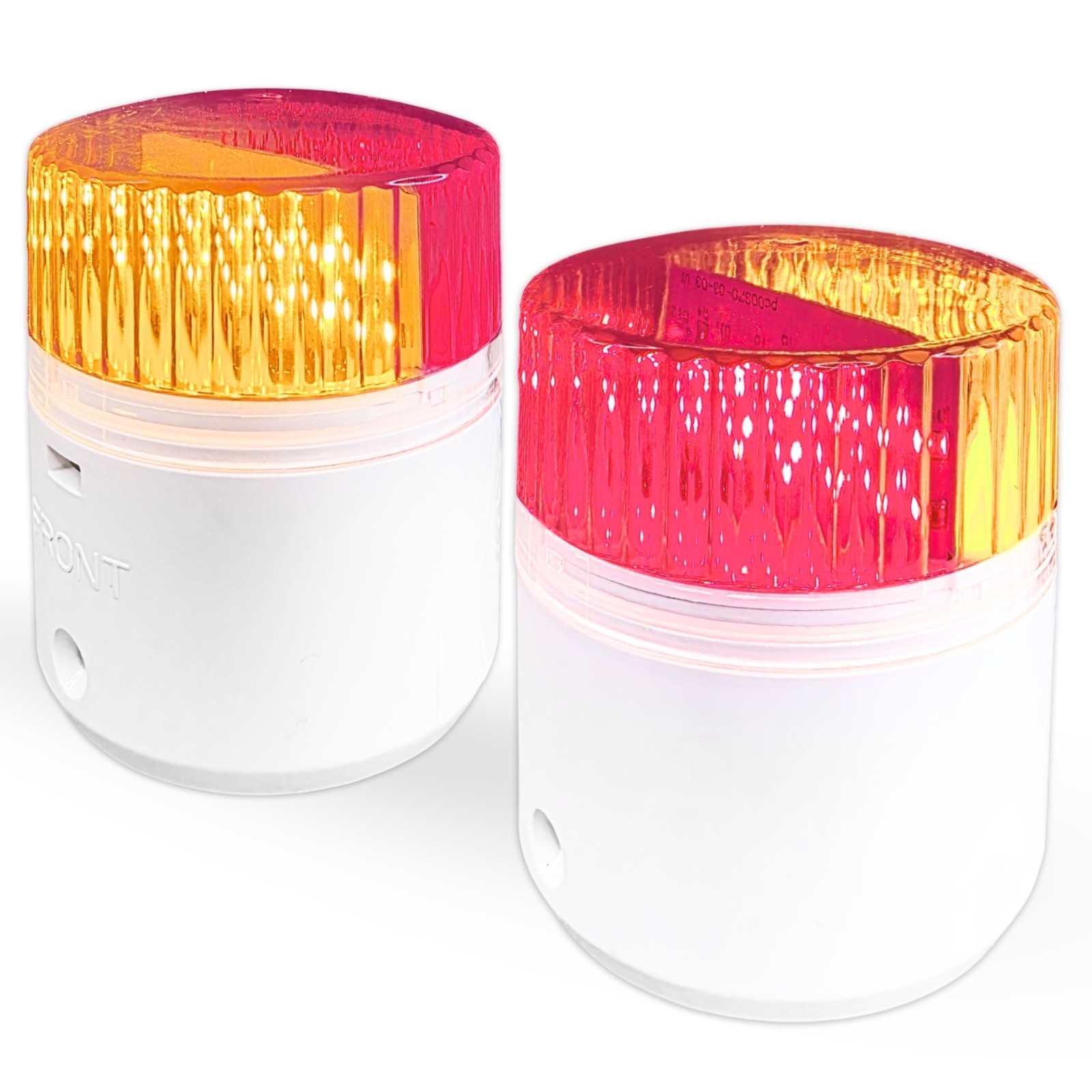 Pactrade Marine Post Guide-On LED Trailer Light Kit (Set of 2) – Amber/Red IP67