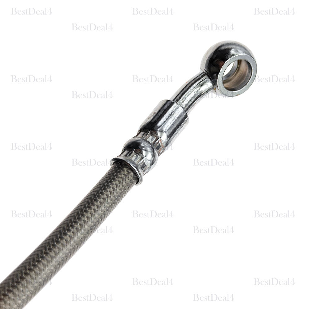 1PCS 60″ Stainless Braided Hydraulic Brake Hose Line For Scooter Atv Dirt Bike