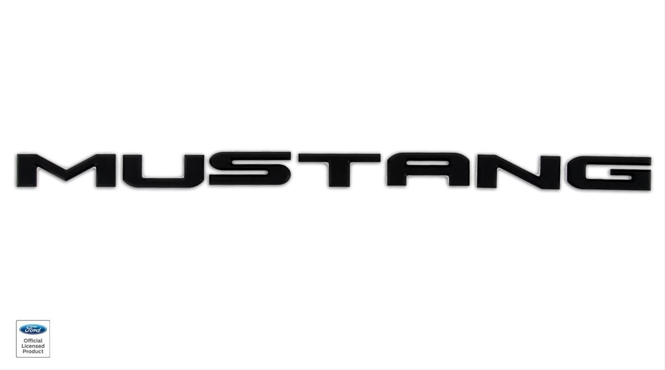 BLACK Rear Bumper Letters Inserts for Ford Mustang 1999 – 2004 ABS Plastic NEW