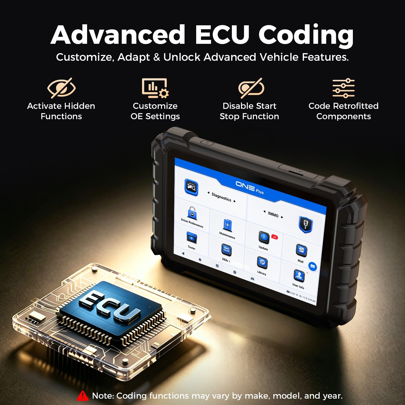 🔥2026 NEW TOPDON ONE Plus 2-Year Free Update OBD2 Scanner ECU Programmer Tool