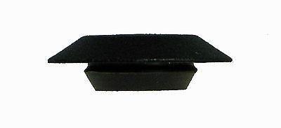 1-1/2″ Flush Mount Black Plastic Body and Sheet Metal Hole Plug Qty 1 1.5 Inch