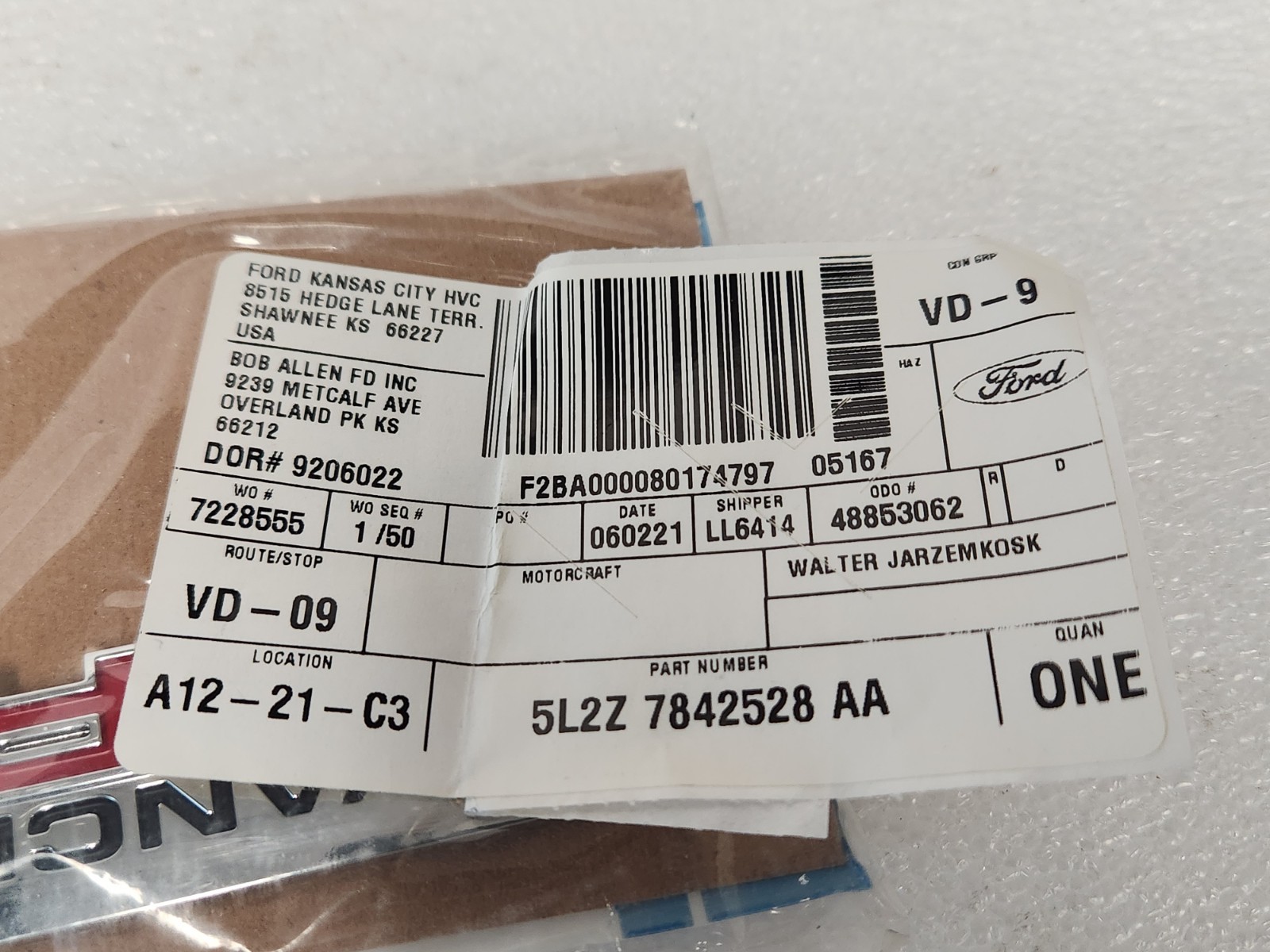NEW OEM Ford Expedtion Explorer Rear Chrome “ADVANCE TRAC RSC” NAMEPLATE Emblem