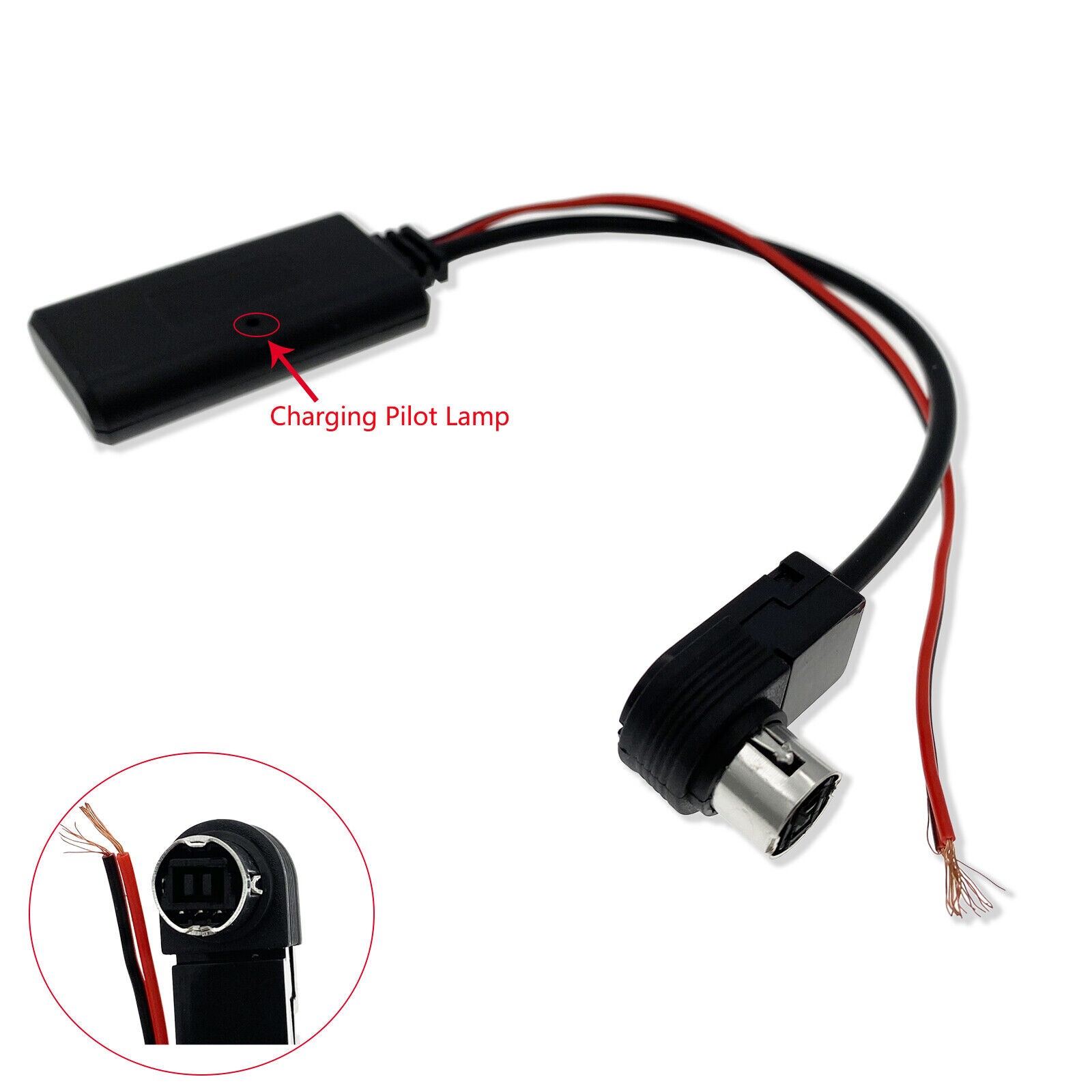 Bluetooth Aux Adapter Cable For Alpine CDA-7893 CDA-7894 CDA-7998 CDA-7998R