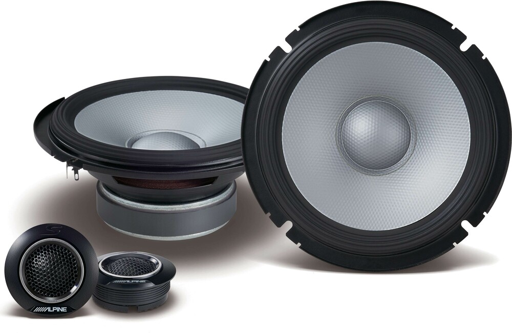 Alpine S2-S65C 160W RMS 6.5″ 2-way Component Speaker System