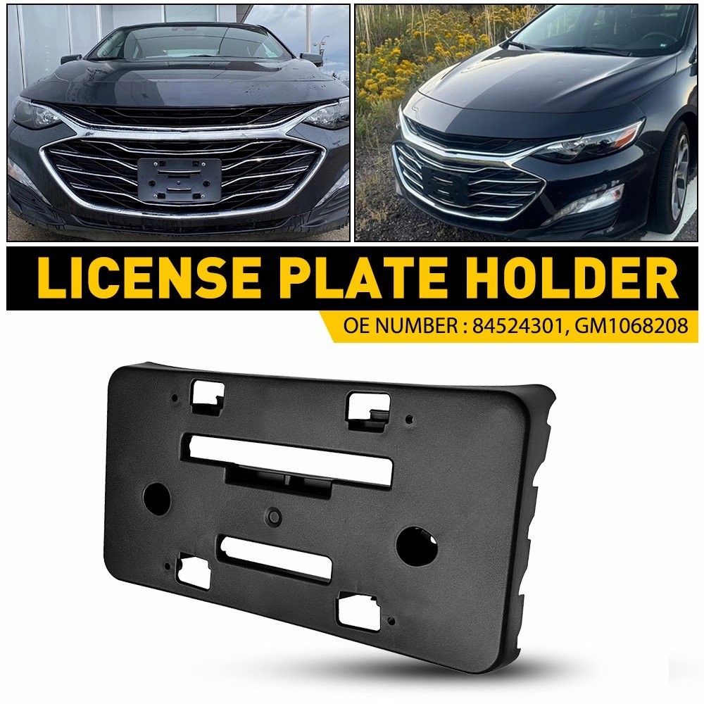 For 2019 20-2023 Chevy Malibu Front License Plate Tag Bracket Holder 84524301 EA