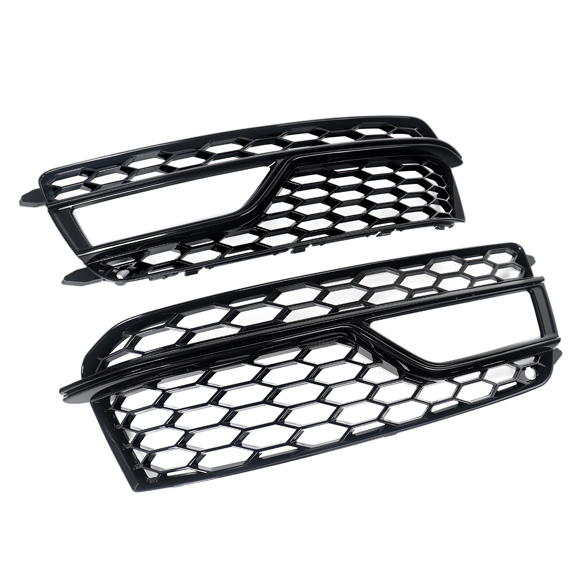 For Audi A5 S5 B8.5 S-line RS5 Style 13-16 Front Upper Grille w/ Fog Light Cover