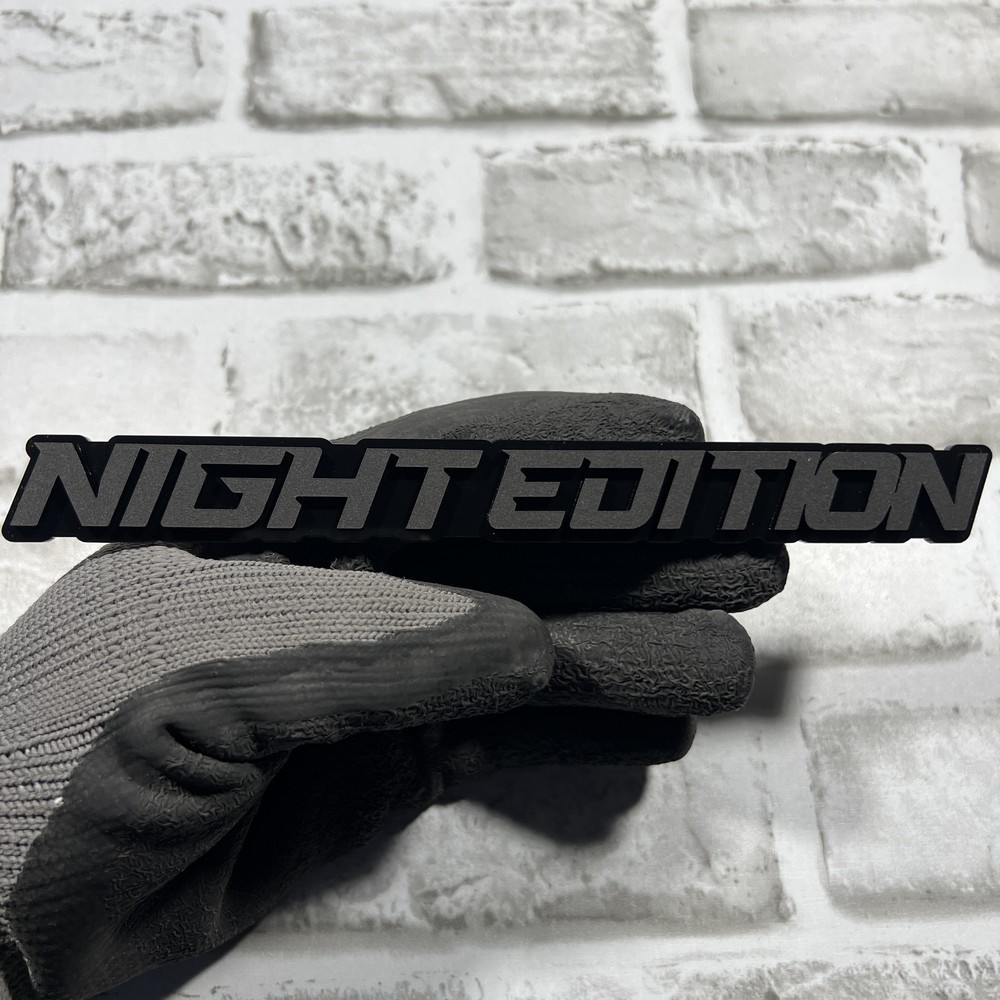 1PC NIGHT EDITION 3D Badge Emblem Custom Multicolor for Truck Car SUV Sticker