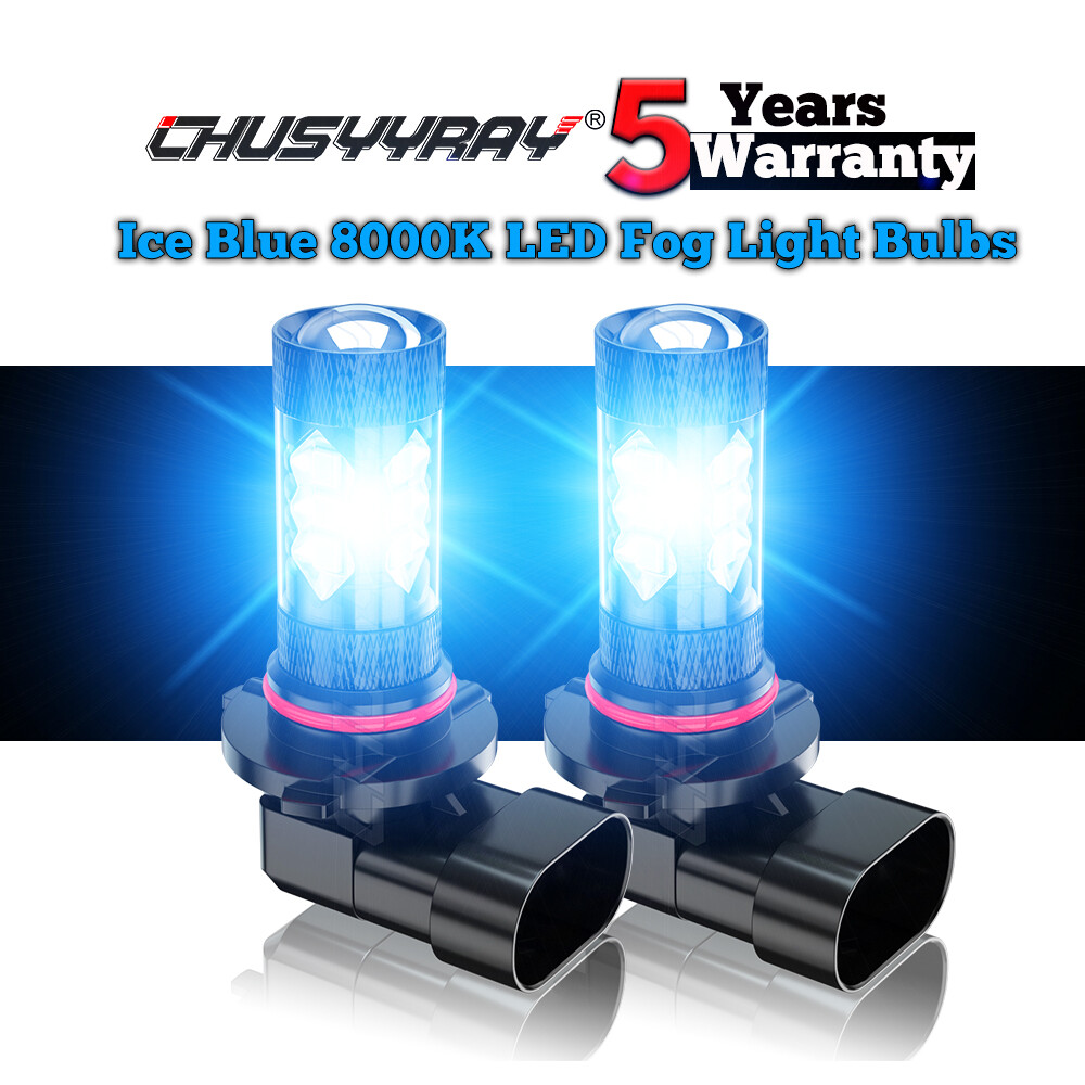 8000K Blue 9005 9145 9140 LED Fog Light Bulb for Toyota Tacoma Tundra 2005-2011