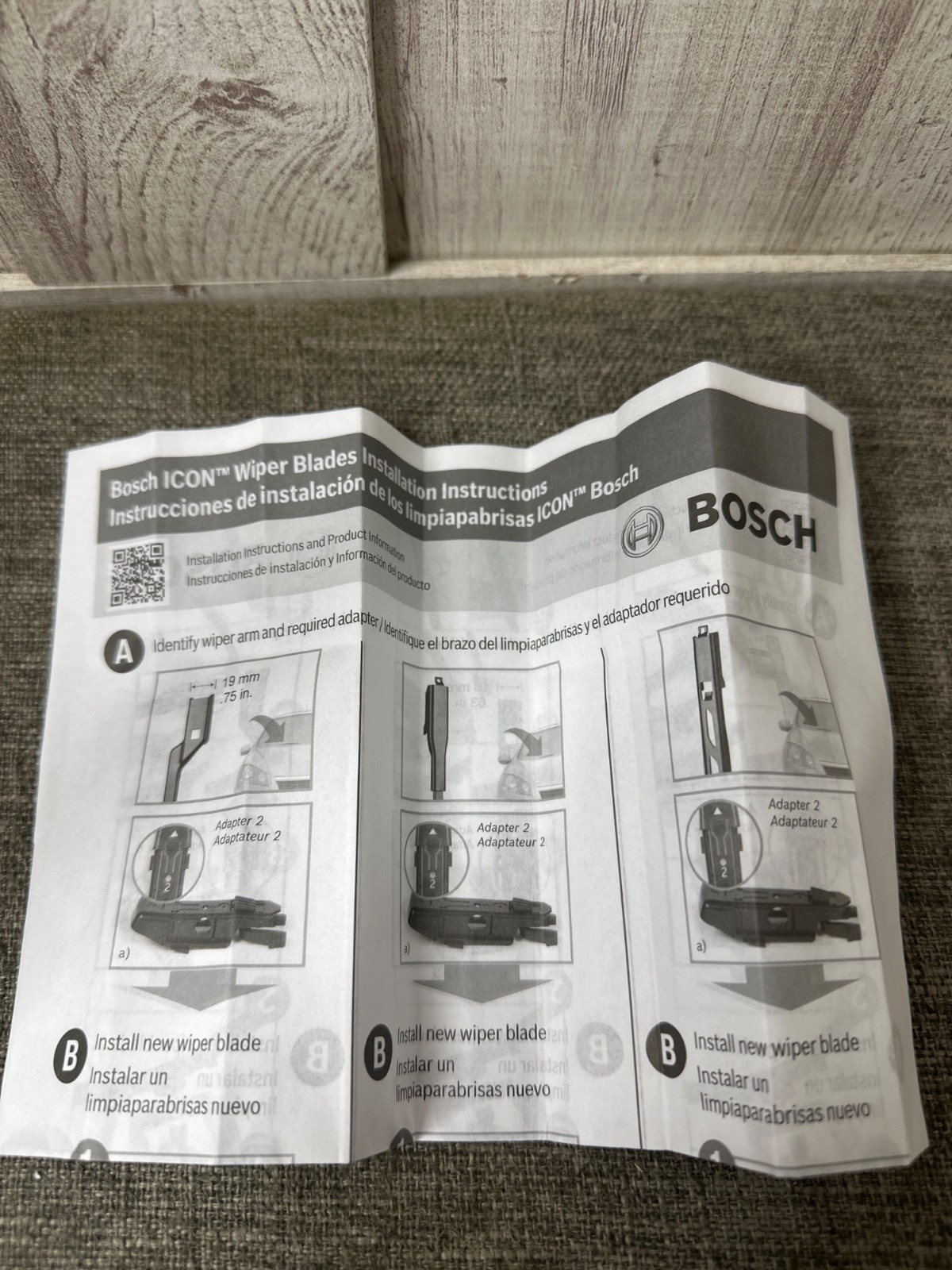 Bosch Icon Wiper Blades Set 16A 20OE Extreme All Weather Performance Custom Fit