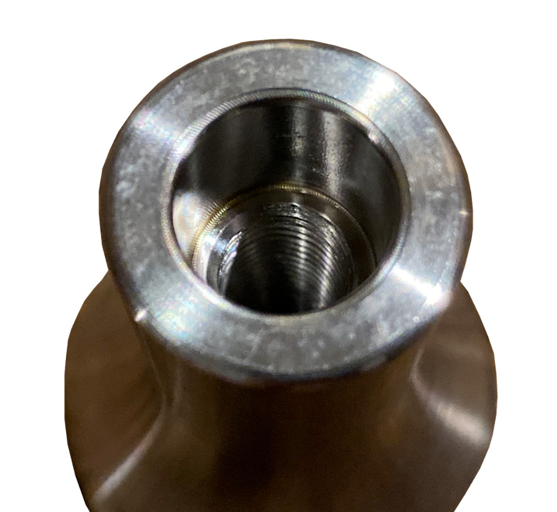 1lb Tear Drop Burnt Titanium Weighted Shift Knob 10 x 1.5 Si RSX EK EG Civic EF