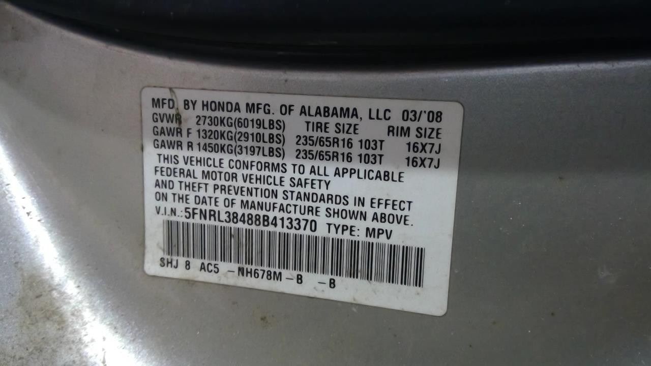 Passenger Right Lower Control Arm Front Fits 07-10 Odyssey 3766182