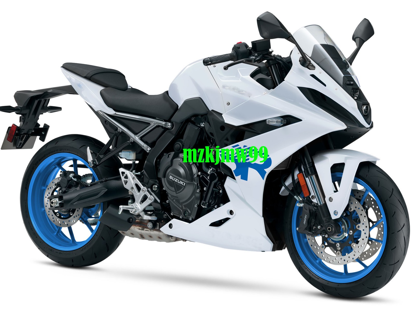 Pearl White For SUZUKI GSX-8R 2024 2025 2026 ABS Injection Molded Fairing Kit