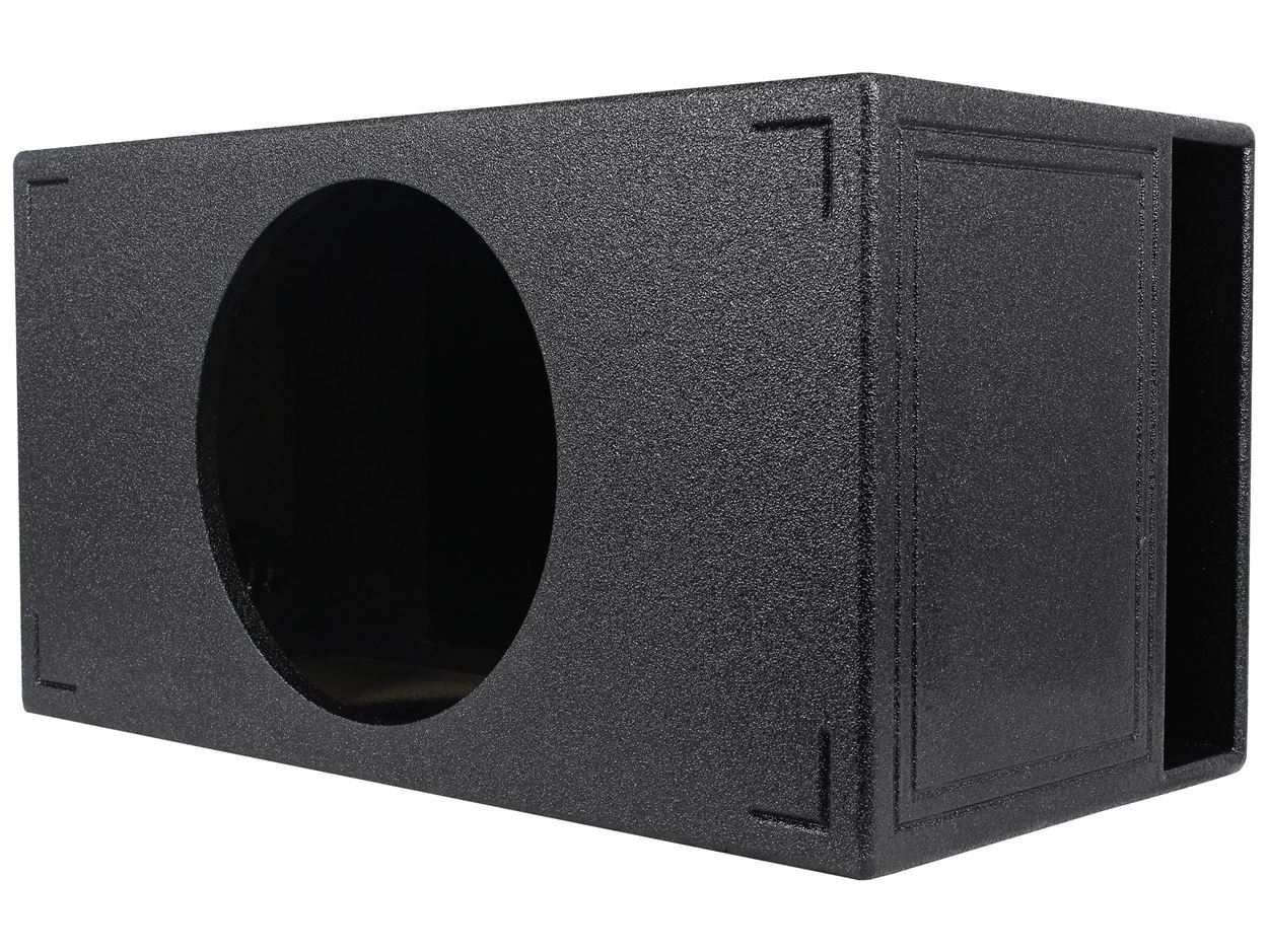 Rockville RQB15 15″ QBOMB Vented Sub Enclosure Box, Bedliner Finish 3.85 Cu Ft