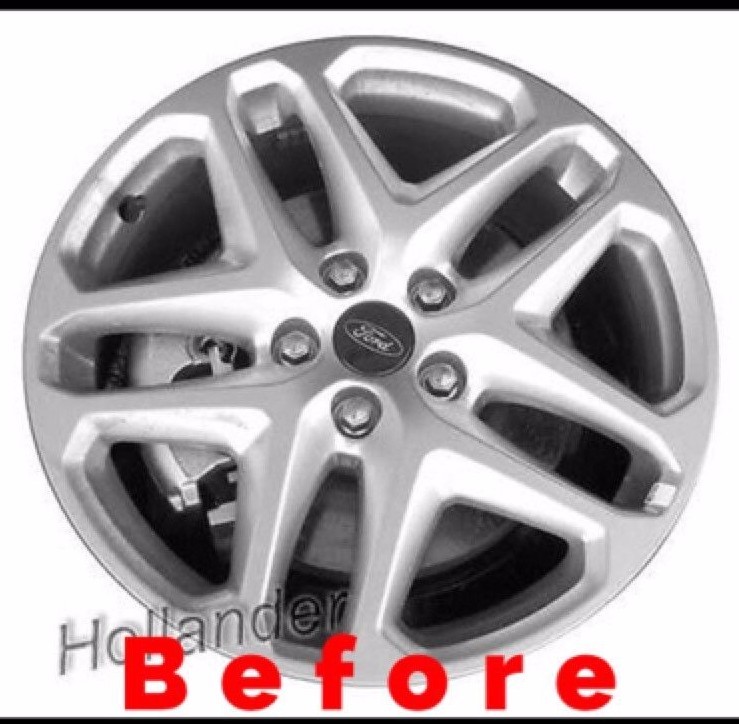 2013-2016 Ford FUSION 17″ BLACK Wheel Skin Hubcap Cover Alloy Wheel IMP-372X-17″