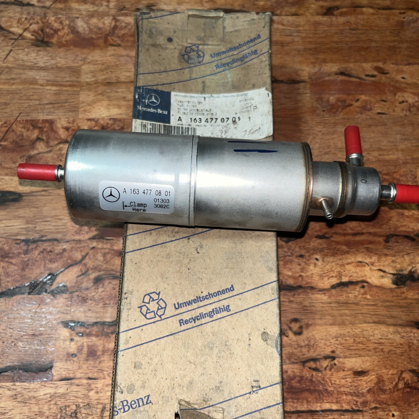 Mercedes W163 ML320 ML430 ML55 Fuel Filter Pressure Regulator 1634770801 OEM NOS