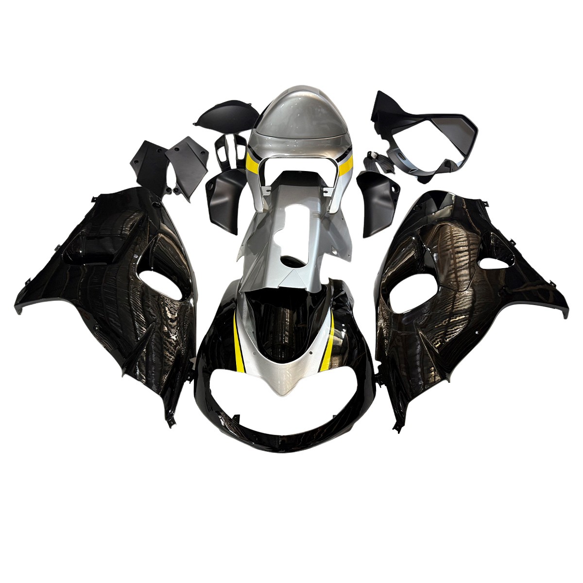 Bodywork Fairing Kit For Suzuki TL1000R 1998-2002 2003 ABS Plastic Black Silver