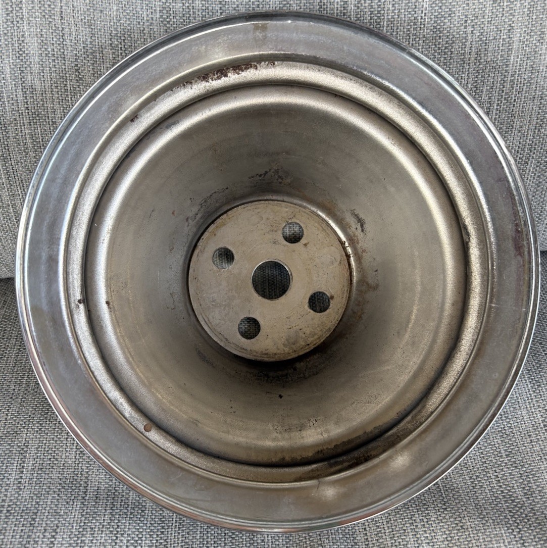 Chrome Plated Water Pump Double Groove Belt Pulley Believe To Fit SBC