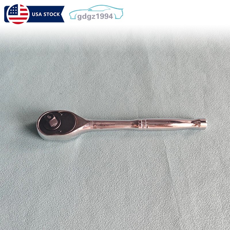 3/8″ inch Drive Ratchet Socket Wrench Handle 24Tooth Quick-Release Spanner 200mm