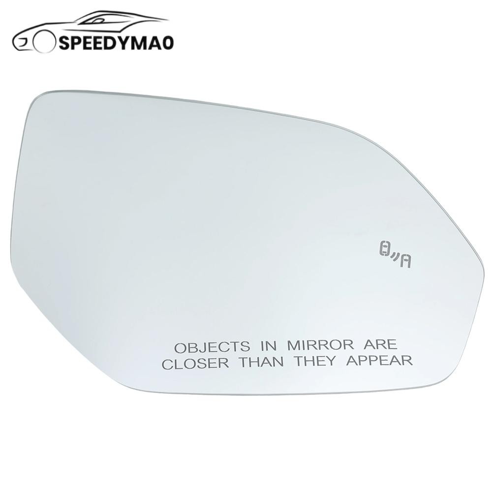 Mirror Glass Heated Blind Spot Light Passenger Side Right For VW Atlas 2018-2023