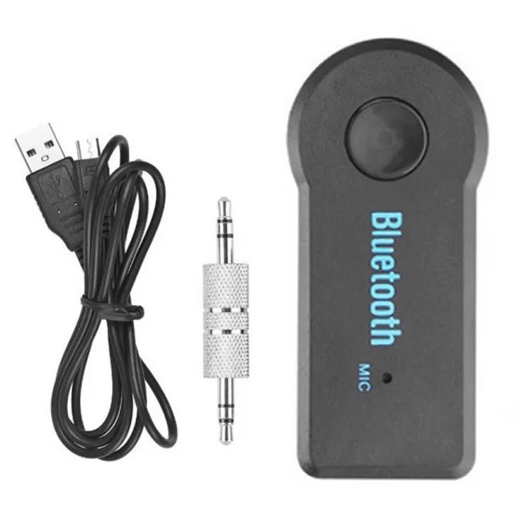 Bluetooth 5.0 Wireless Receiver 3.5mm AUX Car Audio A2DP Adapter 2-in-1