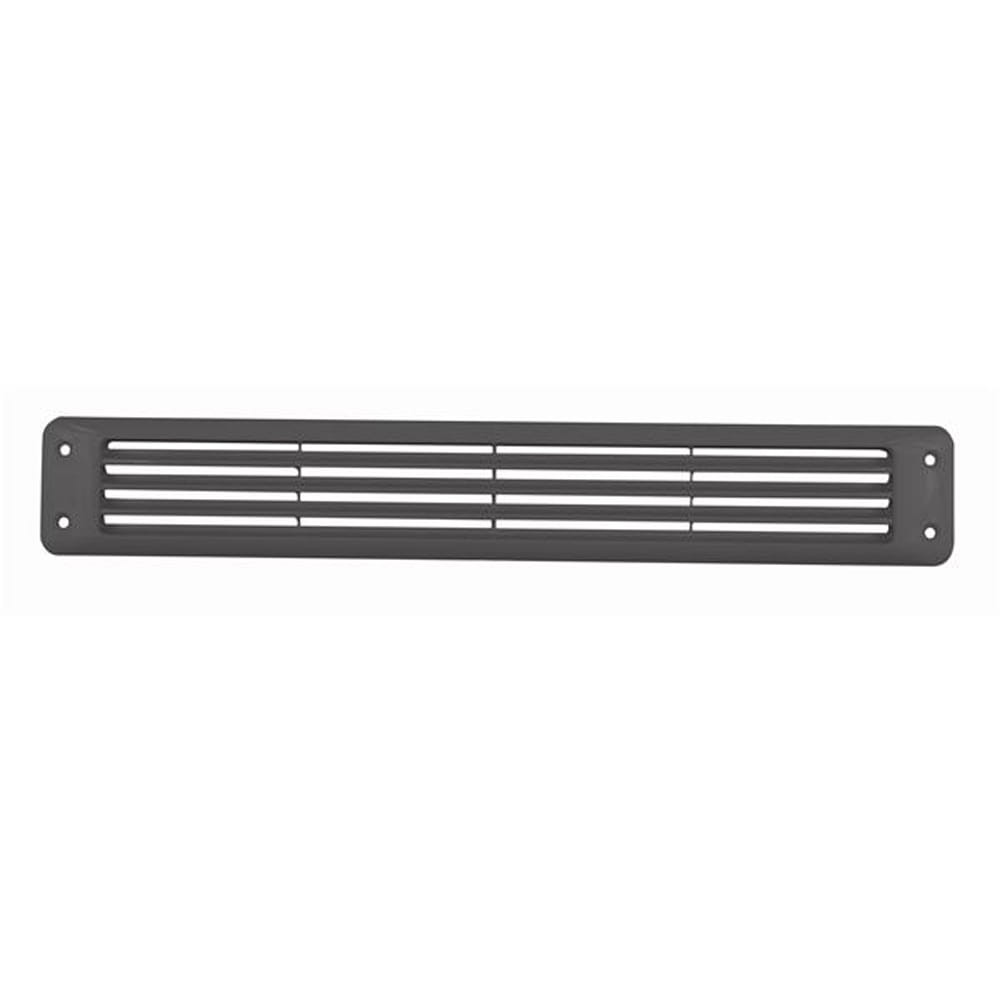 Matte Black ABS Plastic Louvered Vent Bulk Packed Bilge Vent w/Fasteners