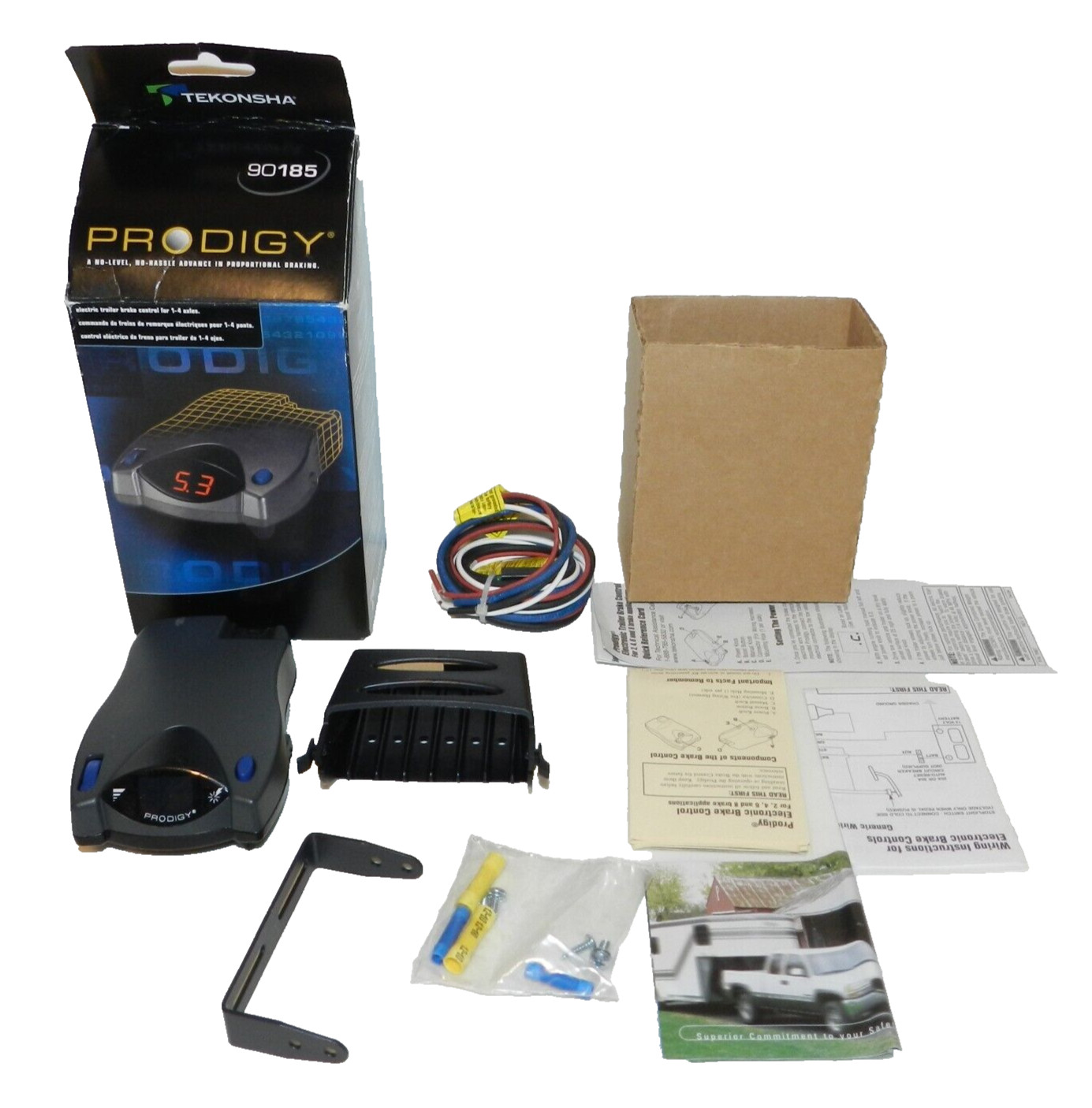 Tekonsha Prodigy Electric / Digital Trailer Brake Control For 1-4 Axles (90185)
