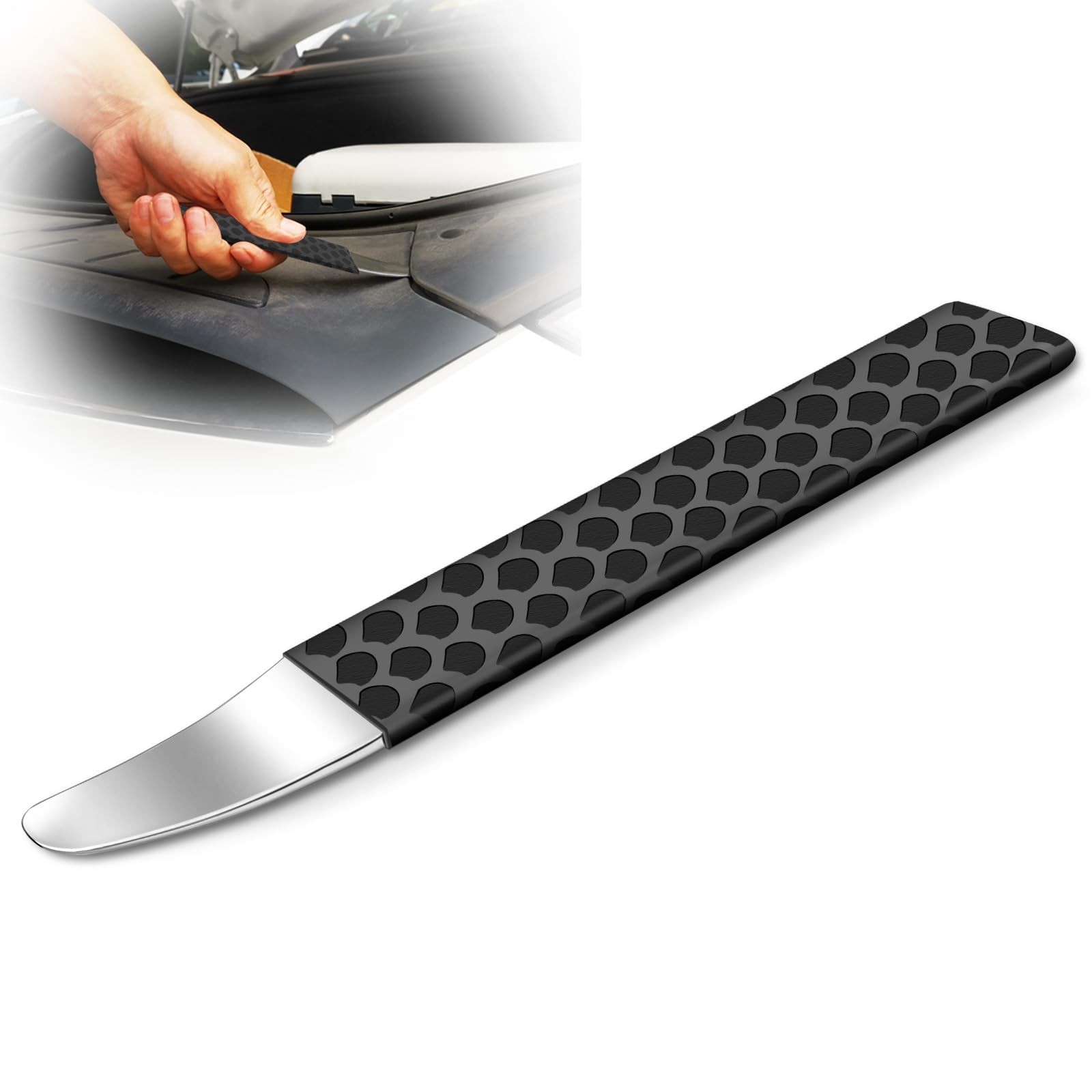 Etre Jeune 4140 Steel Pry Tool, Auto Trim Removal Tool Bar for black