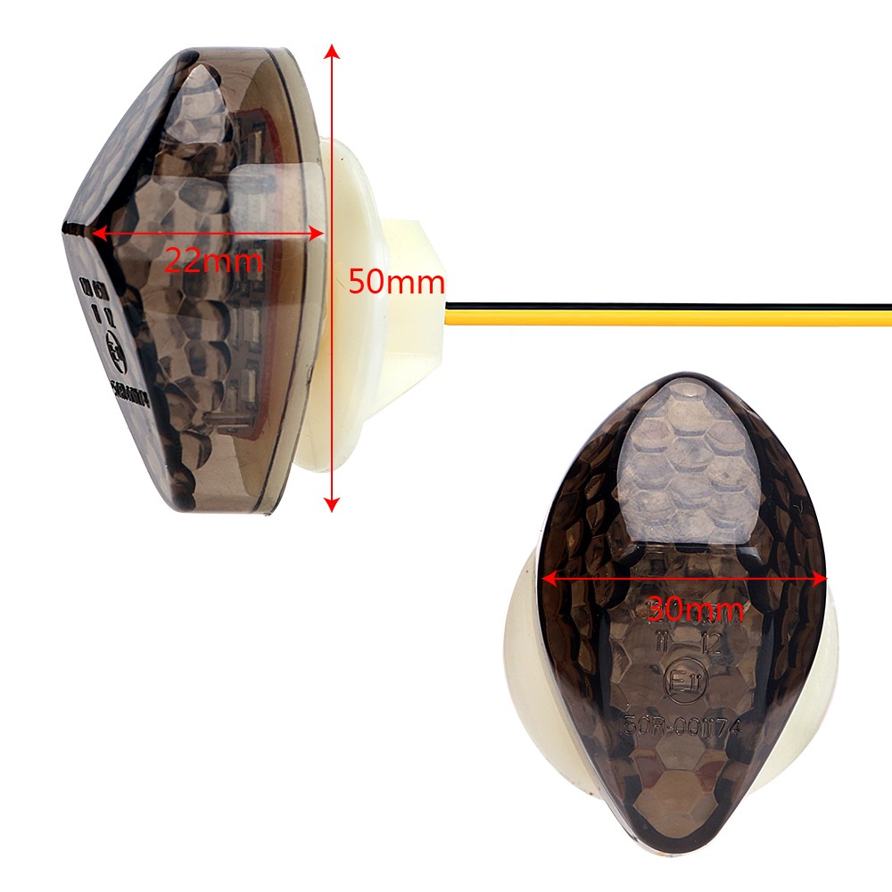 1 Pair Turn Signal Light Flush Mount LED For Honda CBR600RR CBR600F3/F4/F4i