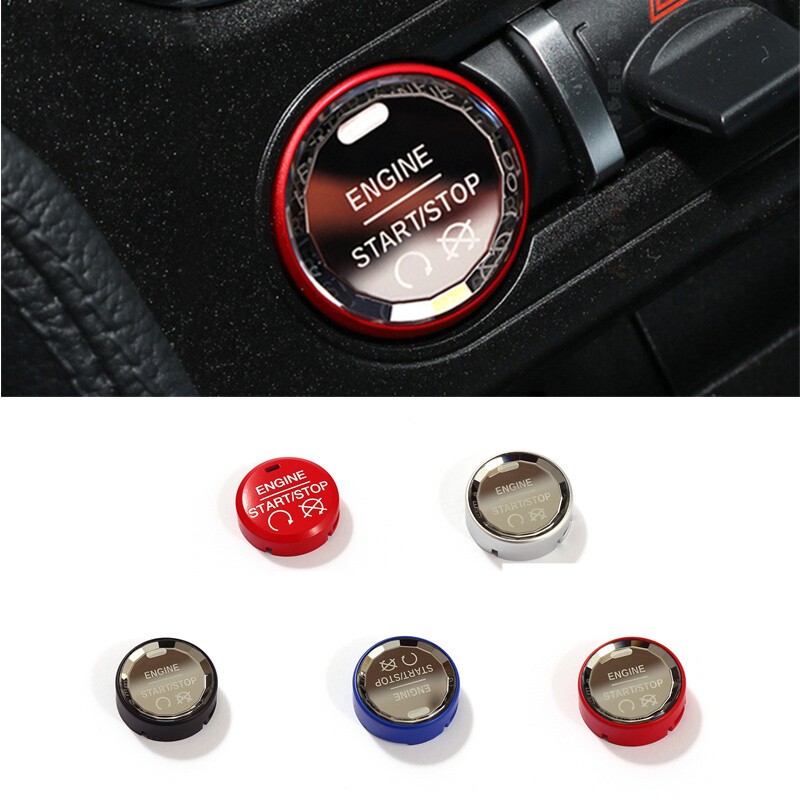 For Ford Mustang 2015-2023 Car One-Click Start Button Switch Replacement Trim
