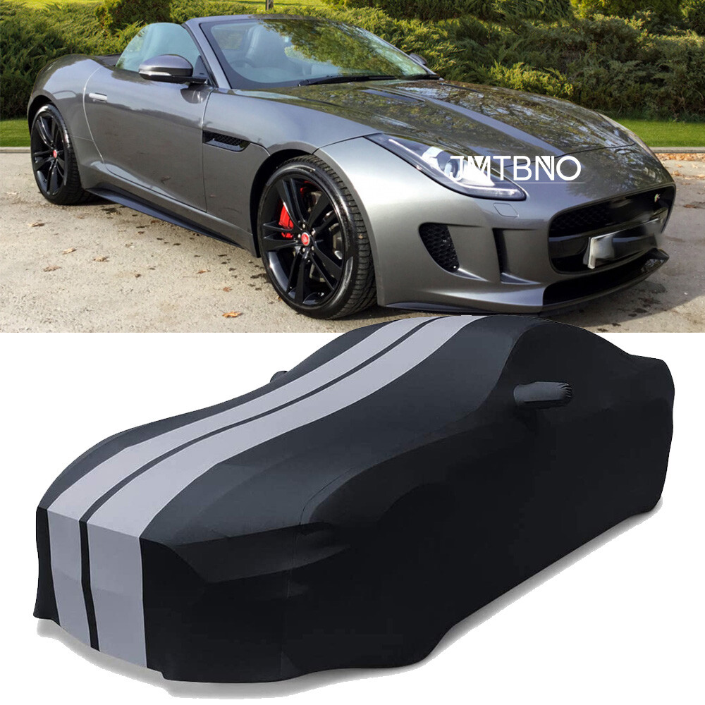 For Jaguar F-Type V8 Full Car Cover Satin Stretch Scratch Dust proof Indoor US