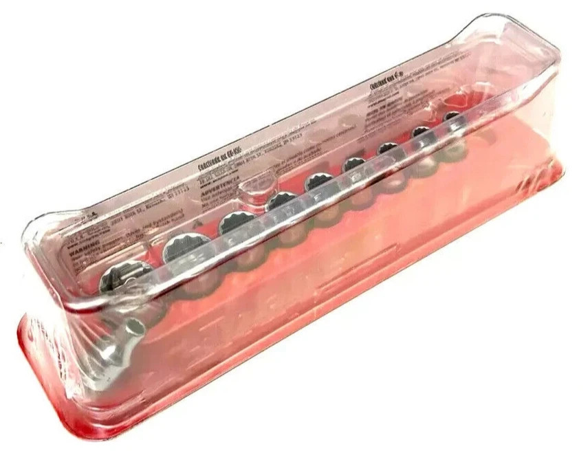Snap-on 110TMDY 10pc 1/4″ Drive 3/16″ 9/16″ 12pt Shallow Chrome Socket Set NEW