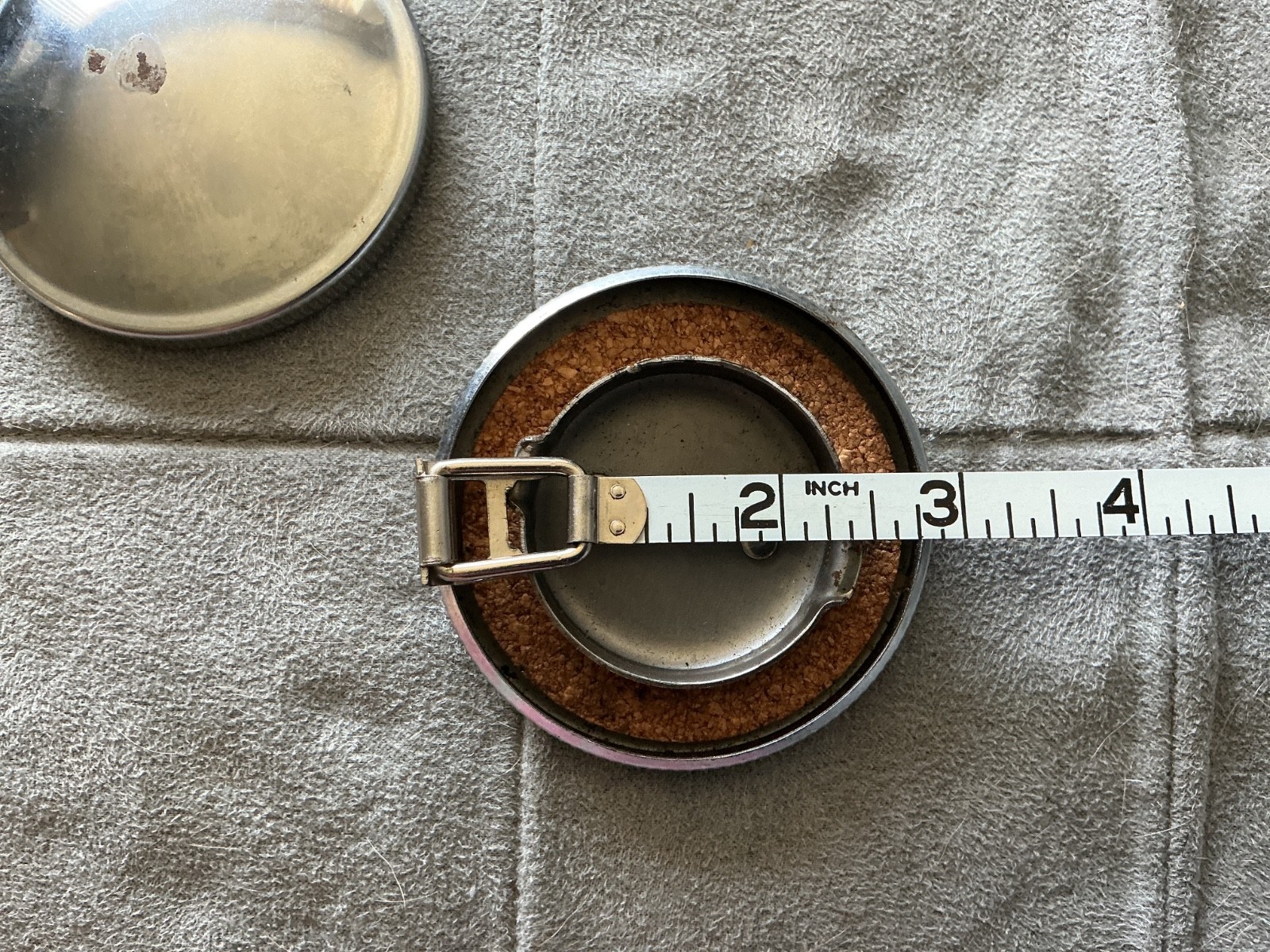 Chrome plated vintage gas cap