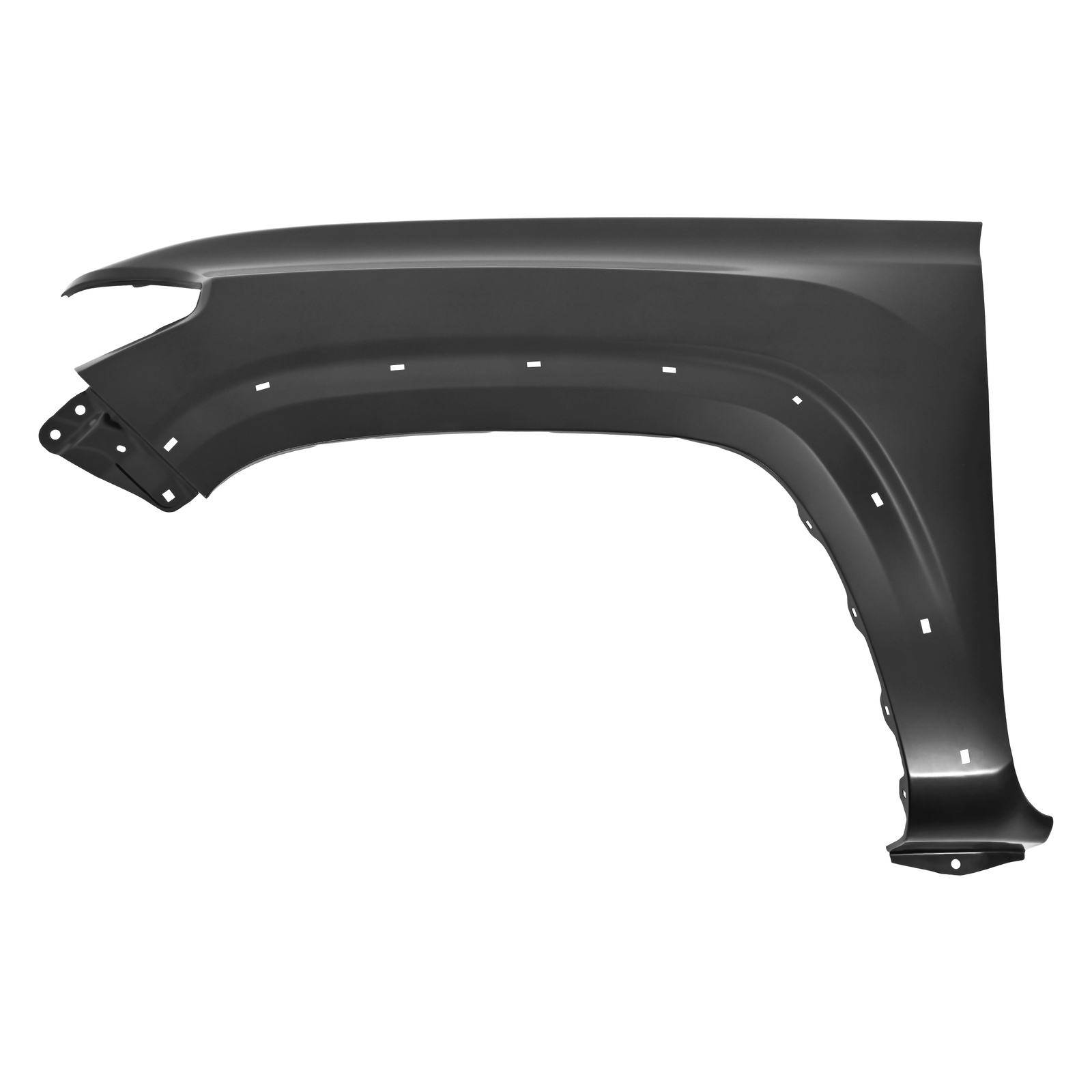 For Toyota Tacoma 2016-2023 Primed Black Front Left Side Fender W/ Molding Holes